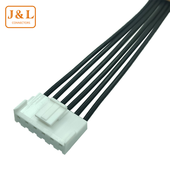 XH2.54 6P帶扣端子線接SC4-4圓孔銅鼻頭冷壓端子連接線
